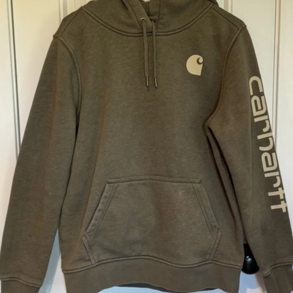 Carhartt Wmn's Midweight Logo Sleeve Graphic Hoodie Size 1X MSRP $59.99 - Picture 2 of 8